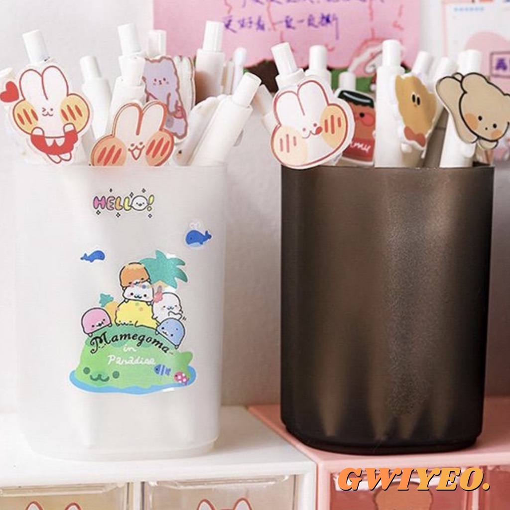 

Tabung Pensil Transparan Aesthetic Pen Stationery Holder