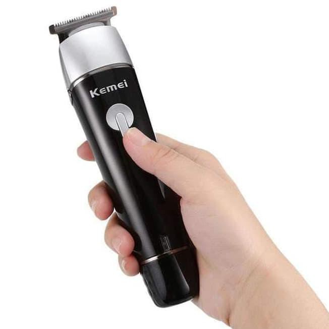 Kemei KM-1015 Alat Cukur / Mesin Pencukur Rambut Kumis Jenggot Cas