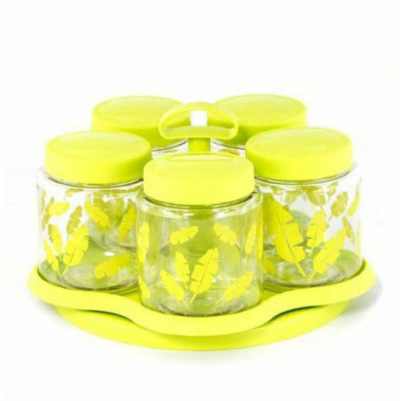 TOPLES KUE SHABBY CHIC SET PINK SPIN CANISTER CAROUSEL