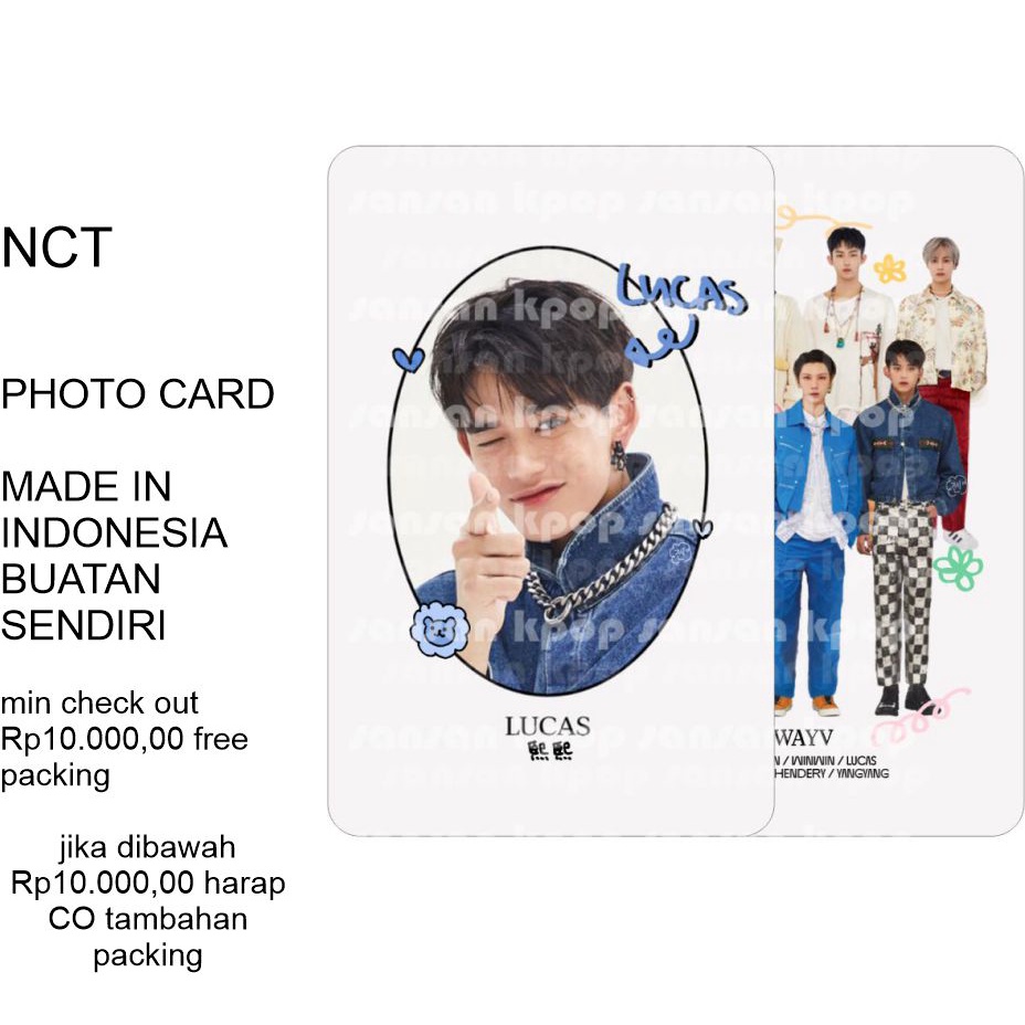 photocard nct wayv cute ilichil dream