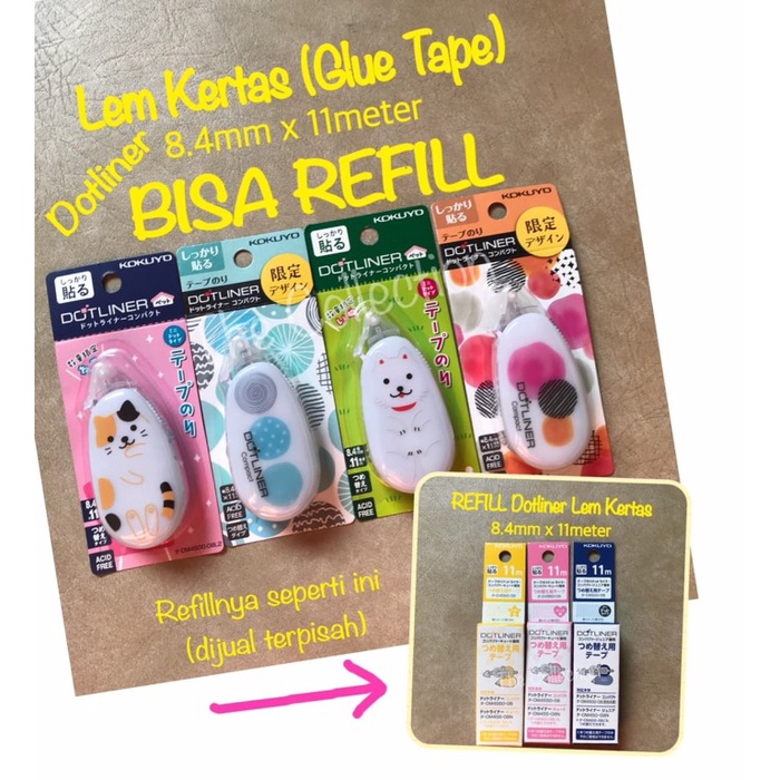 

Produk Atk584Ky Refill Dotliner 8.4Mm Glue Doubletape Lem Kertas Kokuyo Craft Berkualitas