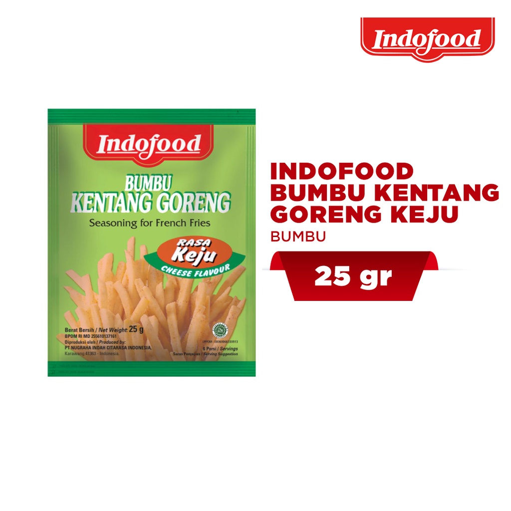 

Indofood Bumbu Kentang Goreng Keju