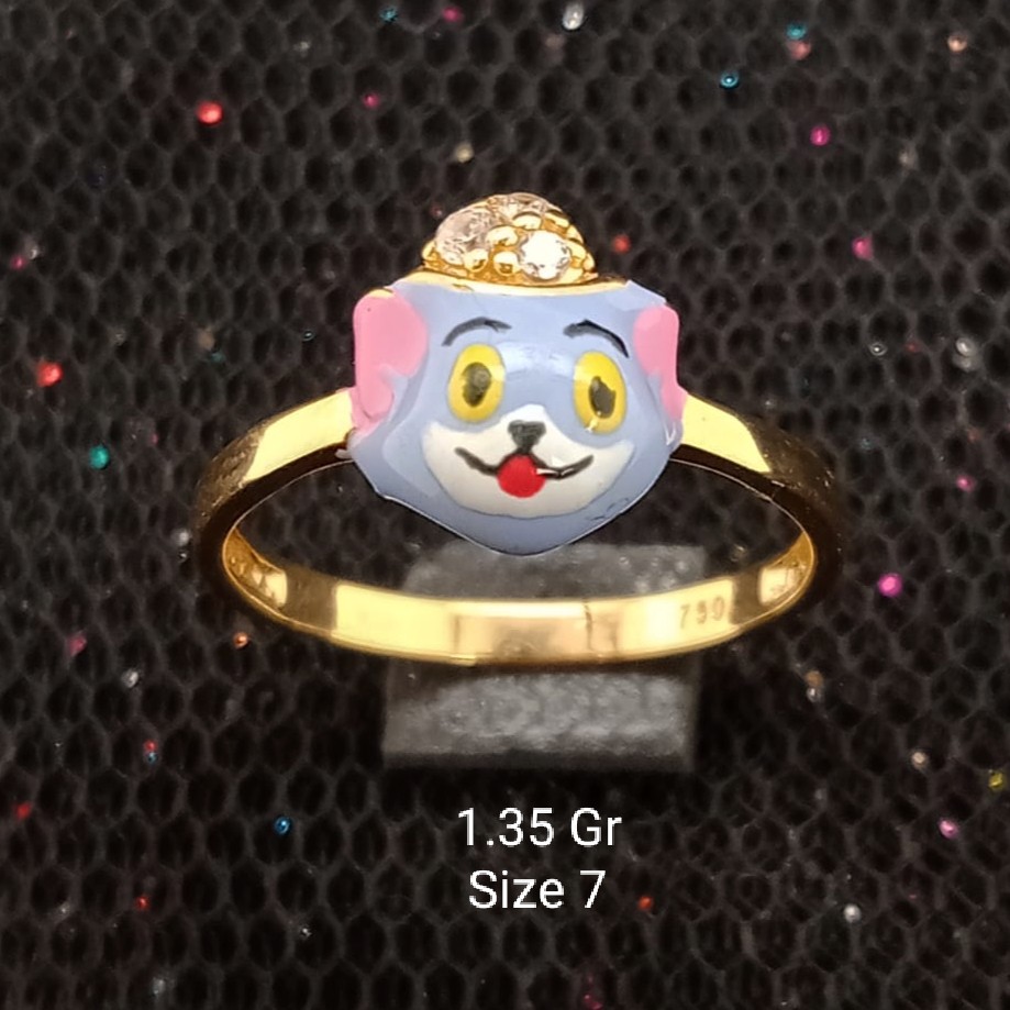 Cincin Emas 17 K - 1.35 Gr Kadar 750 - 2709