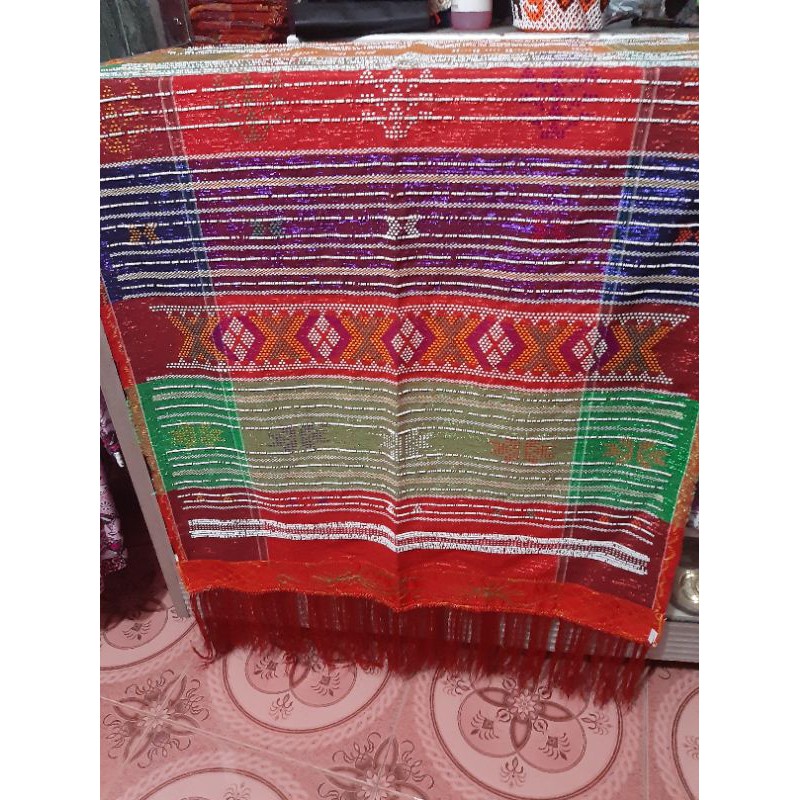 Ulos sadum 3 dimensi payet full berbaris rambu padat