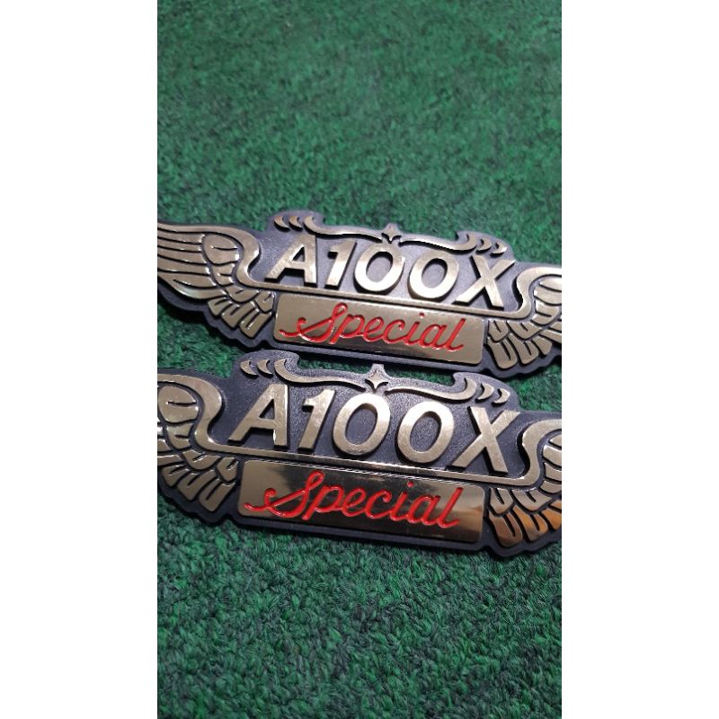 Emblem Sticker Striping Bok Box Tempong Tutup Aki Acu Suzuki A100 A100X Special Original Ori NOS