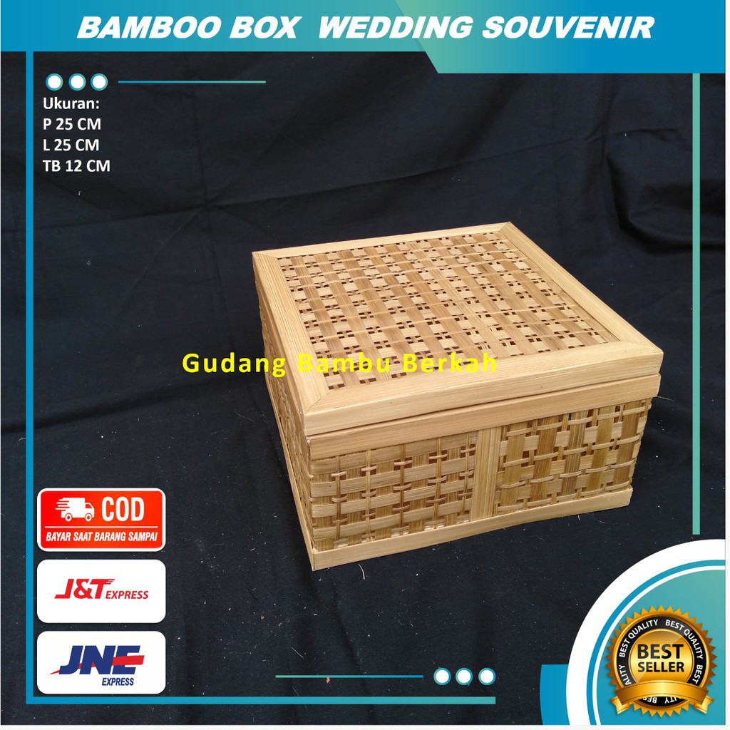 Souvenir Box Parcel Bambu Hantaran Pernikahan / Keranjang Souvenir Parcel Bambu Hantaran Pernikahan