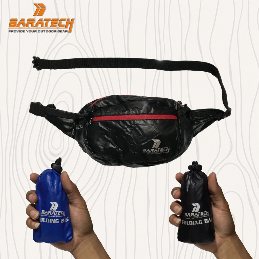 Tas Lipat Folding Bag Waistbag Baratech Original
