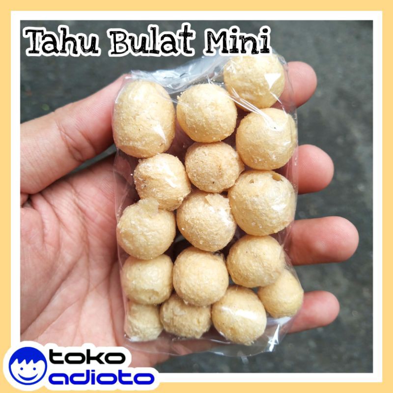 Jual Kerupuk Tahu Bulat Mini Tahu Bulat Kering Original Shopee