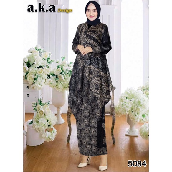 stelan batik pesta wanita viscose/ batik pesta wanita cantik/ stelan batik viscose semi sutra