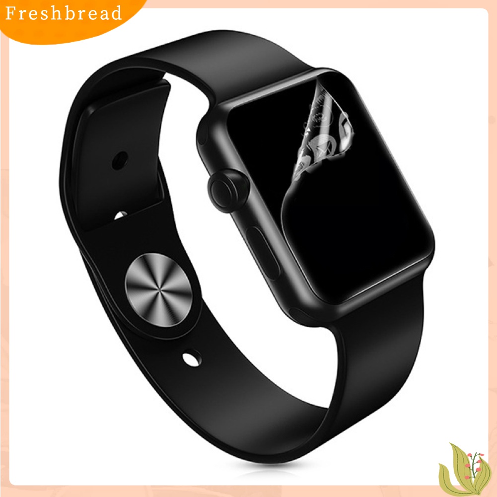 Terlaris 9D Clear TPU Smart Watch Screen Protectors Hydrogel Film for iWatch 1/2/3/4