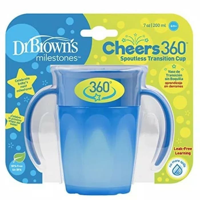 Dr Brown's Cheers 360 Cup With Handle 200ml botol minum