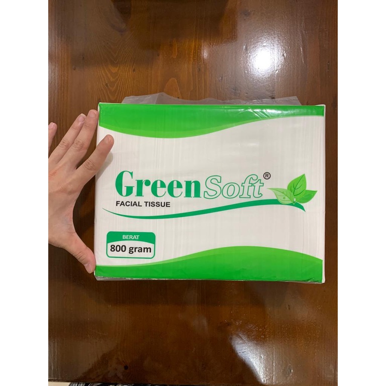 TISSUE GREEN SOFT BERBAGAI MACAM VARIASI SUPER HALUS ISI 200 SHEET, 170 SHEET, 800GR, 600GR, 10 ROLL [SWEETSPACE]