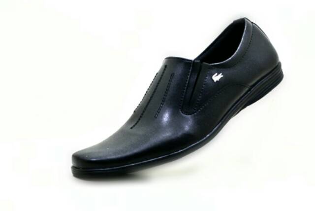 BEST SELLER !!! TERLARIS SEPATU PRIA PANTOPEL CROCODILE HITAM ELASTIC KERJA KANTOR SANTAI FORMAL