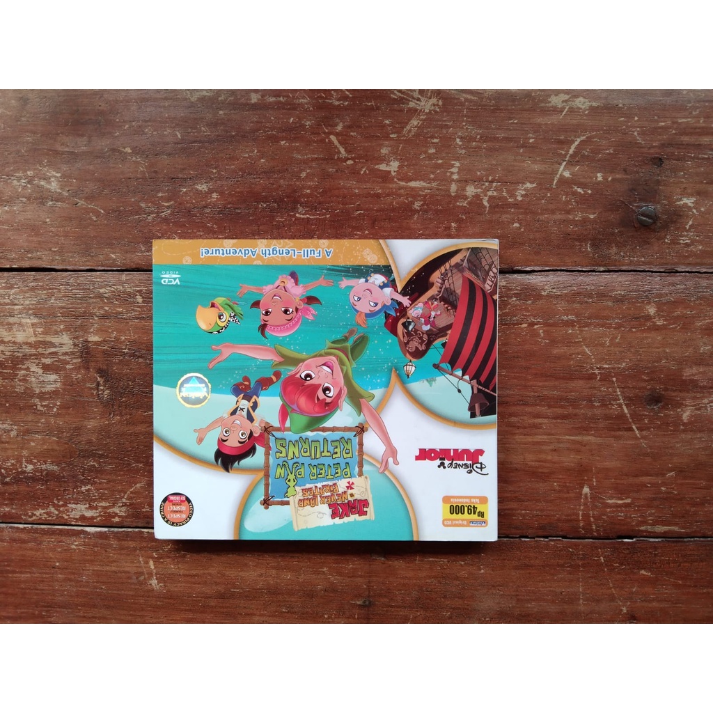 VCD JAKE AND NEVER LAND PIRATES PETER PAN RETURNS