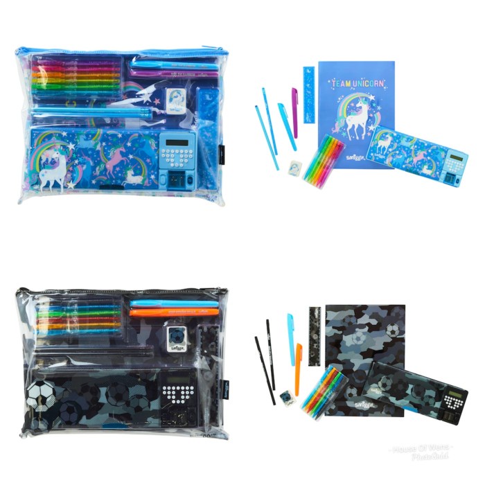 

(TERLARIS) SMIGGLE RELOAD POP OUT KIT - PAKET ALAT TULIS SMIGGLE ORIGINAL - Biru Muda