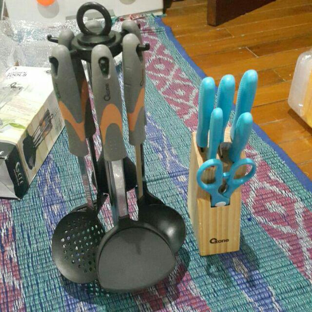 Home-klik Oxone Ox-975 Spatula Set Dengan Tiang Penyangga - Random
