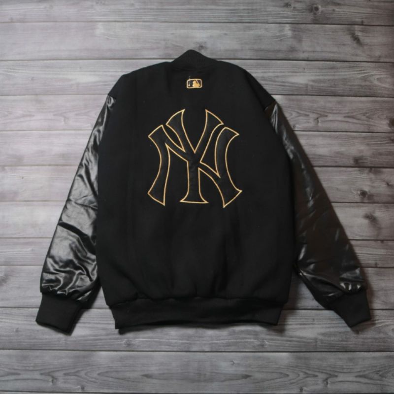 MLB NEW ERA Jaket Varsity Baseball Pria & Wanita - Varsity Jaket Vintage Baseball New Era