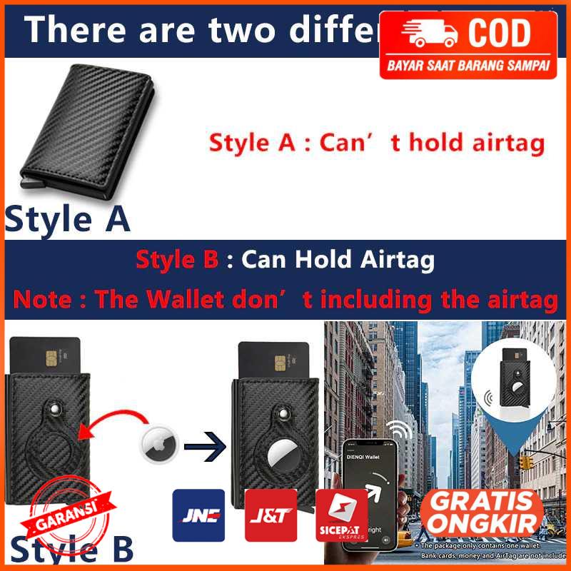 Dompet Kartu Anti RFID Card Wallet with AirTag Slot M218