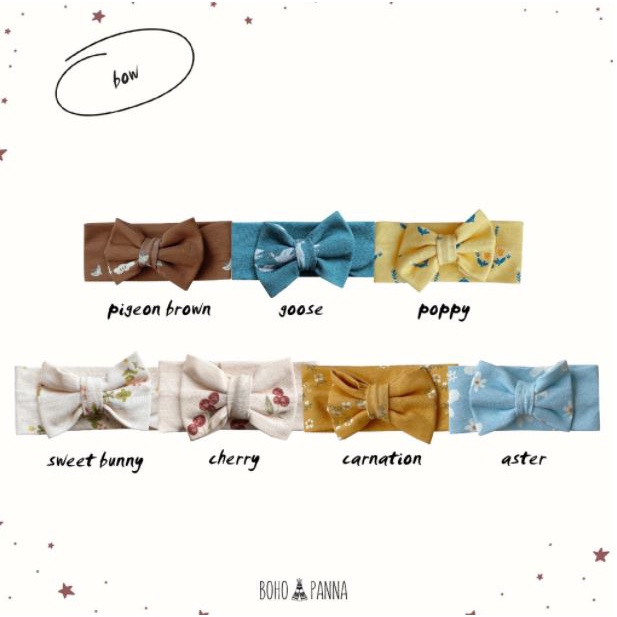 Bohopanna Print Bow Series