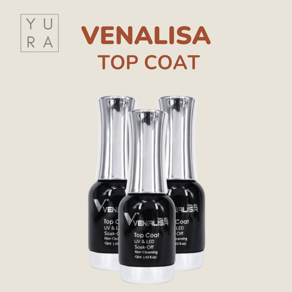 Venalisa Essential Primer/ Base Coat / Top Coat / Top Tempered /Top Matte 12 ml UV LED Kutek Gel Polish