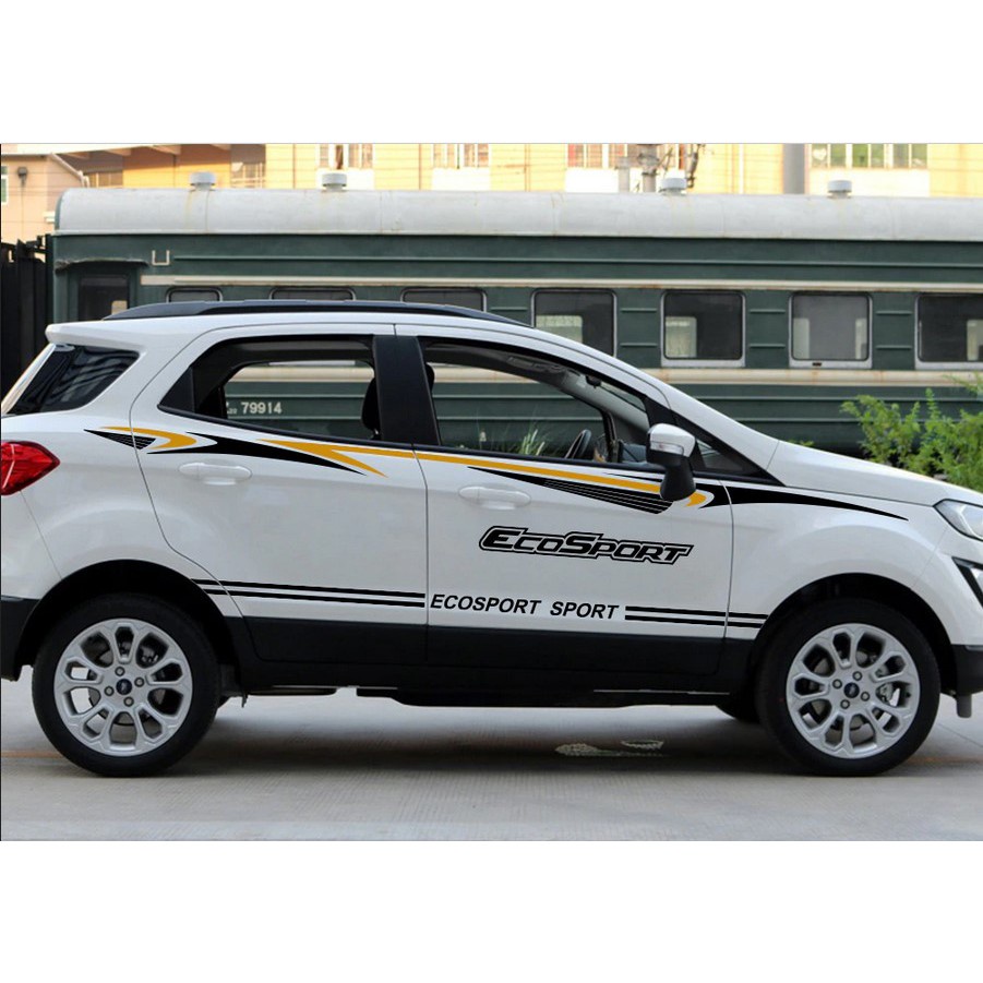 cuting stiker custom mobil ECO SPORT StikerBody Samping Mobil Ford Eco Terios Rush