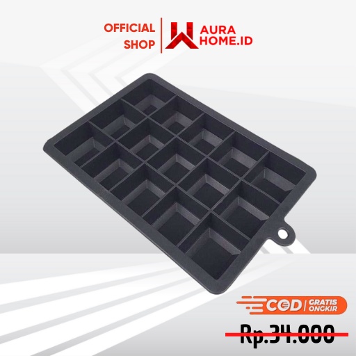 Cetakan Es Batu Model Cube 15 Hole / Cetakan Es Batu Kotak Silikon Kristal Besar Kecil Kulkas Karet 
