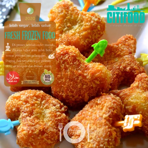 

Character Chicken Nugget | Naget Ayam Karakter | Frozen