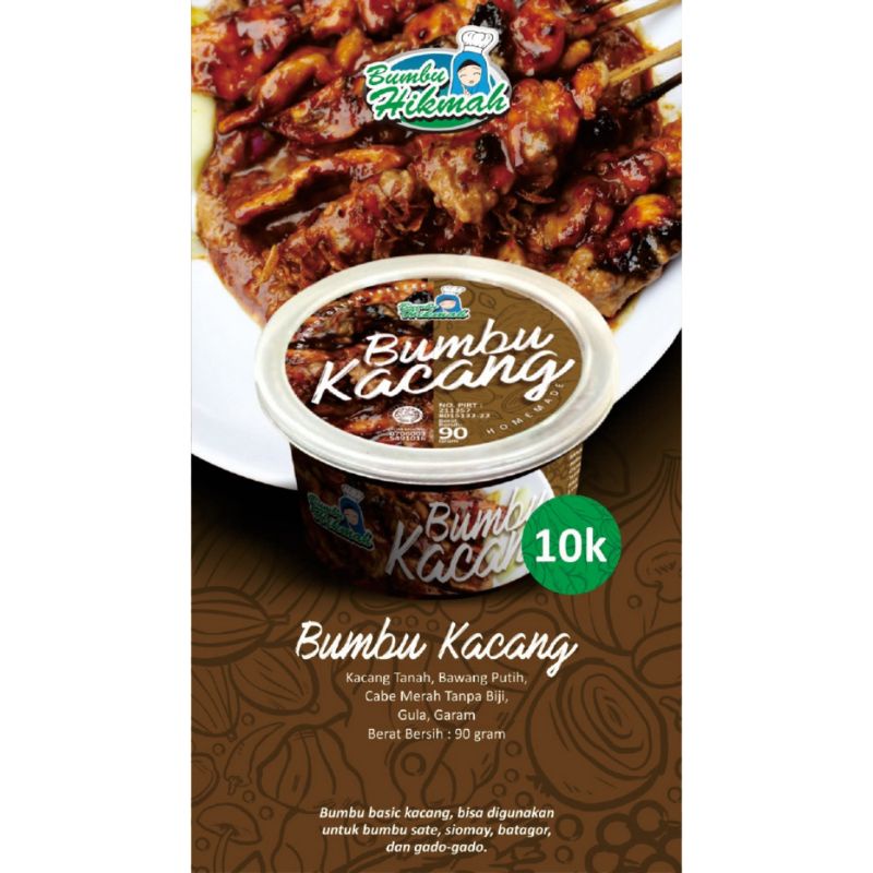 

Bumbu Hikmah BUMBU KACANG NON-MSG