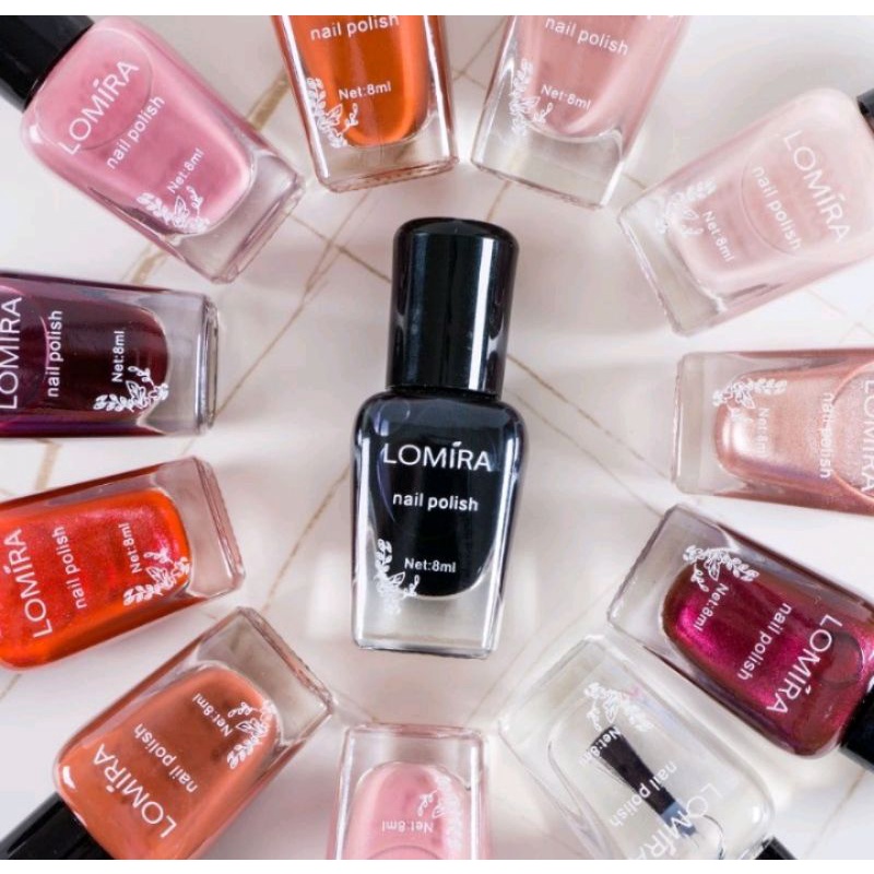 Kutek Lomira Nail Polish 8ml BPOM kutex murah