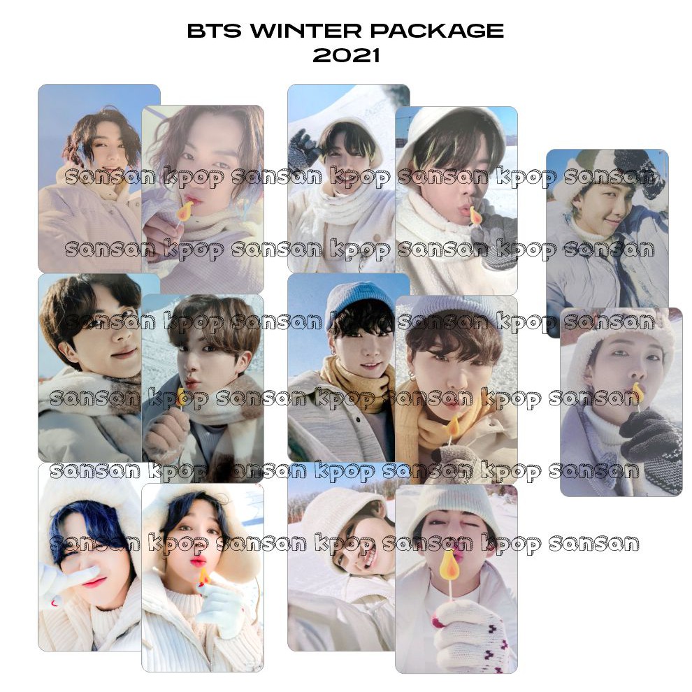 photocard bts BANGTAN Winter 2021 unofficial