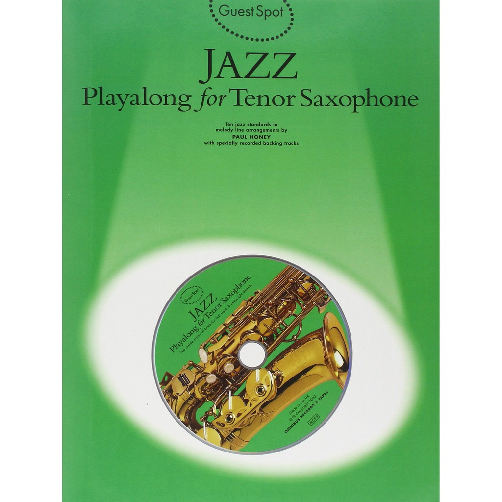 

Buku Saxophone Tenor Jazz Playalong - Include CD
