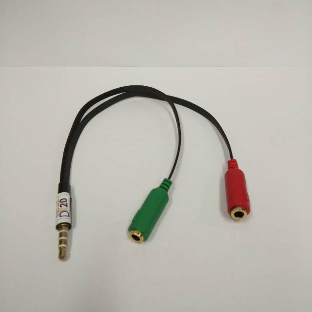 Kabel Audio Splitter 3.5mm Male to 2Female