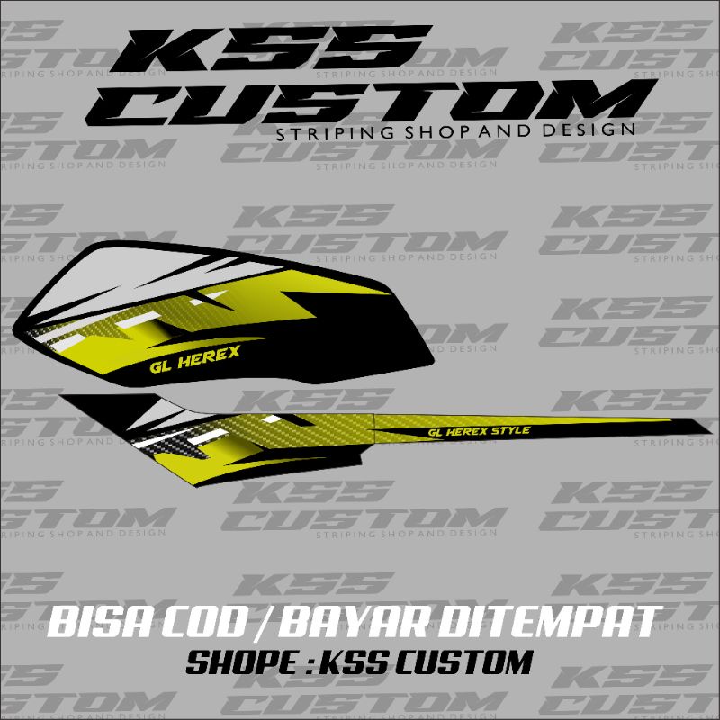 striping honda gl pro gl max herex - striping gl honda herex terbaru