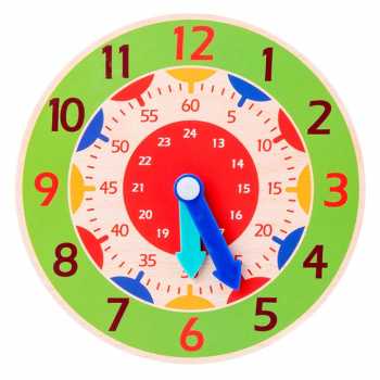 Mainan Anak Montessori Clock Hour Minutes Children Toy