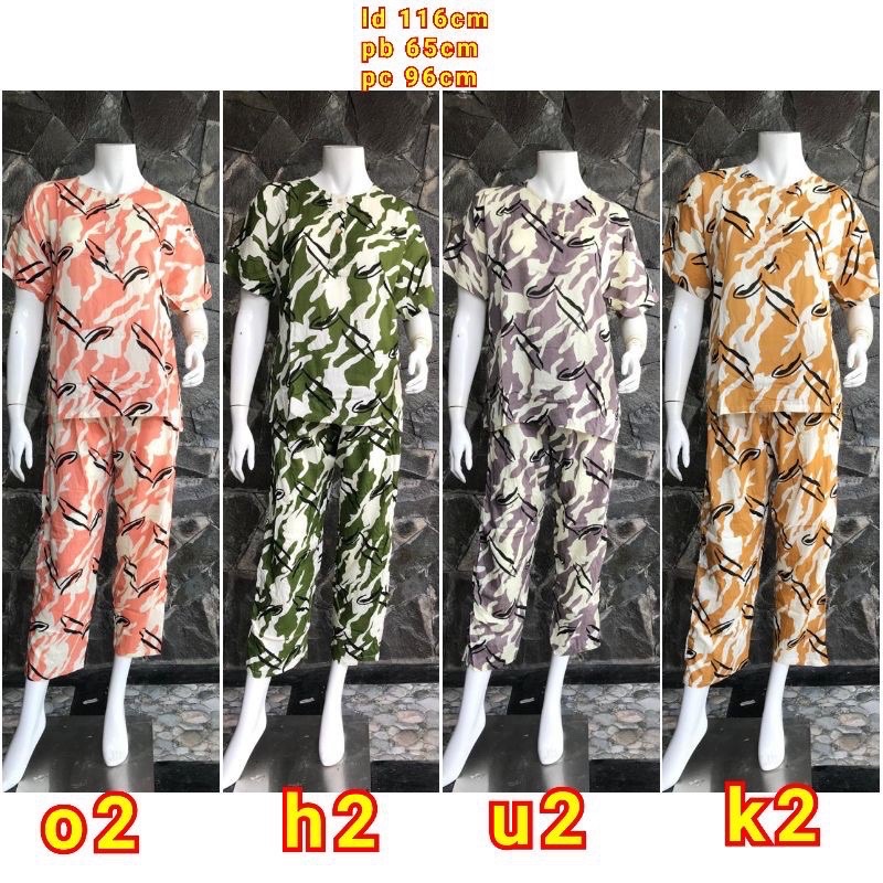 One Set Rayon Lengan Pendek