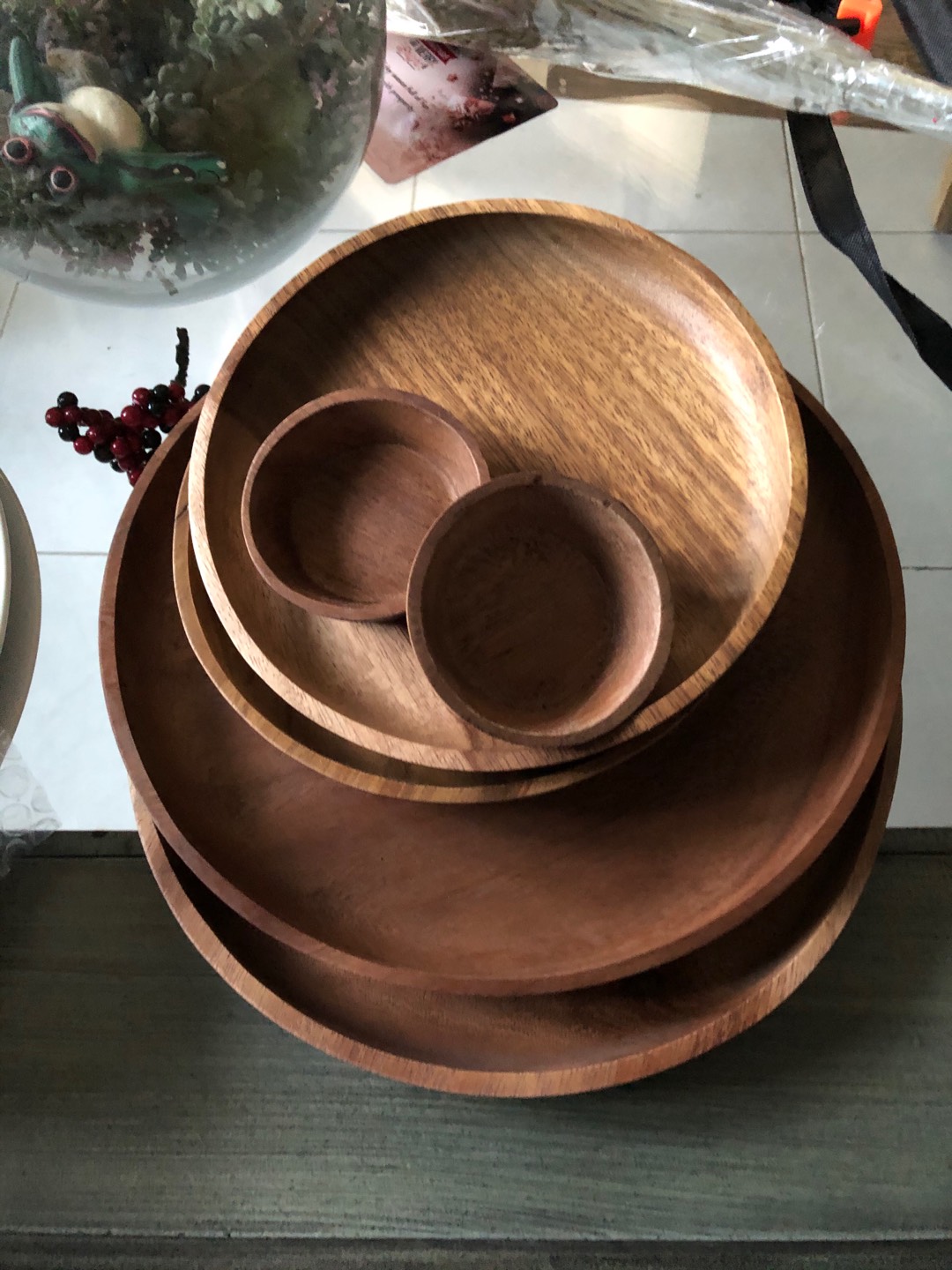 Piring Sambal Kayu Oesing Craft