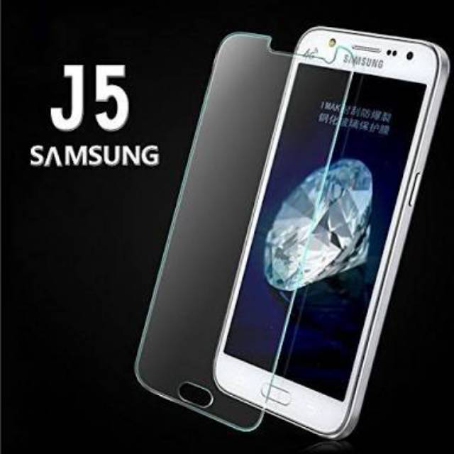 Tempered glass samsung galaxy J5 2015, J2 J200, J3, J7 J700 screenguard antigores Kaca Temperglass