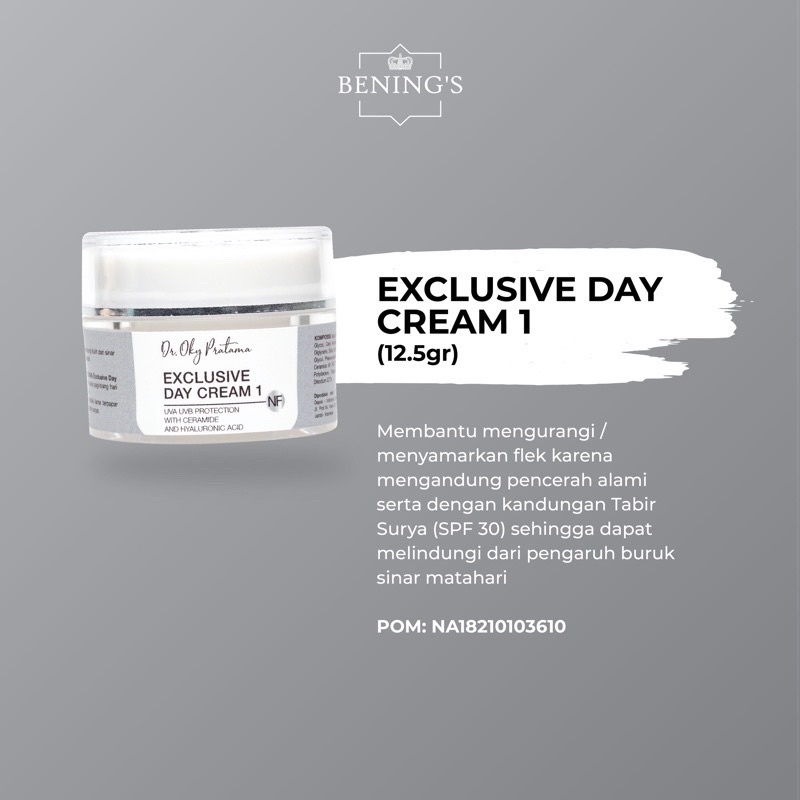 Exclusive Day Cream | Cream Siang Flek dan Pencerah Tipe 1