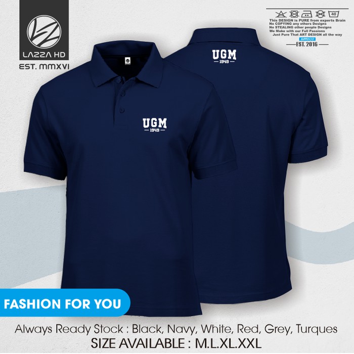 Poloshirt Polo Kaos Kerah UGM 1949 Yogyakarta Jogja Terlaris
