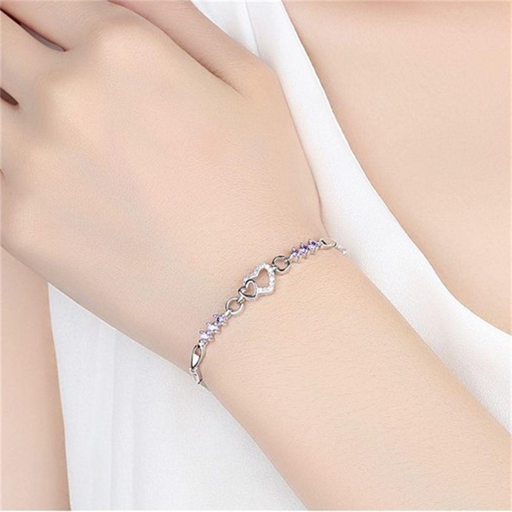 Gelang LILY Gaya Korea Pesona Perhiasan Pemodelan Kreatif925 Sterling Silver