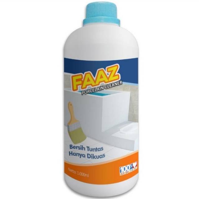 Pembersih FAAZ porcelain cleaner 1000 ml + sarung tangan