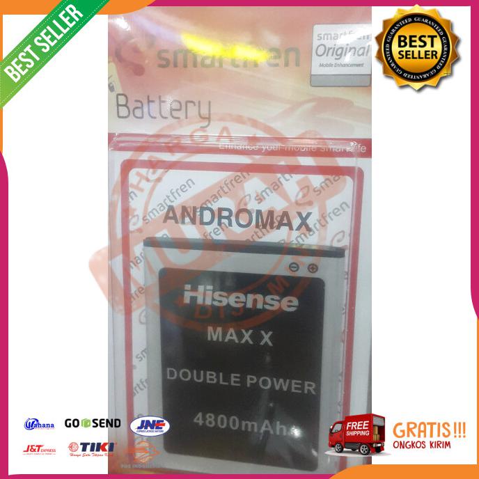 Acc Hp Baterai Smartfren Andromax X 4800Mah Double Power Smartfren