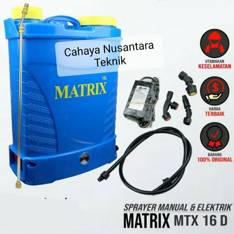 Alat Semprot - Sprayer Manual dan Elektrik Matrix MTX 16 D