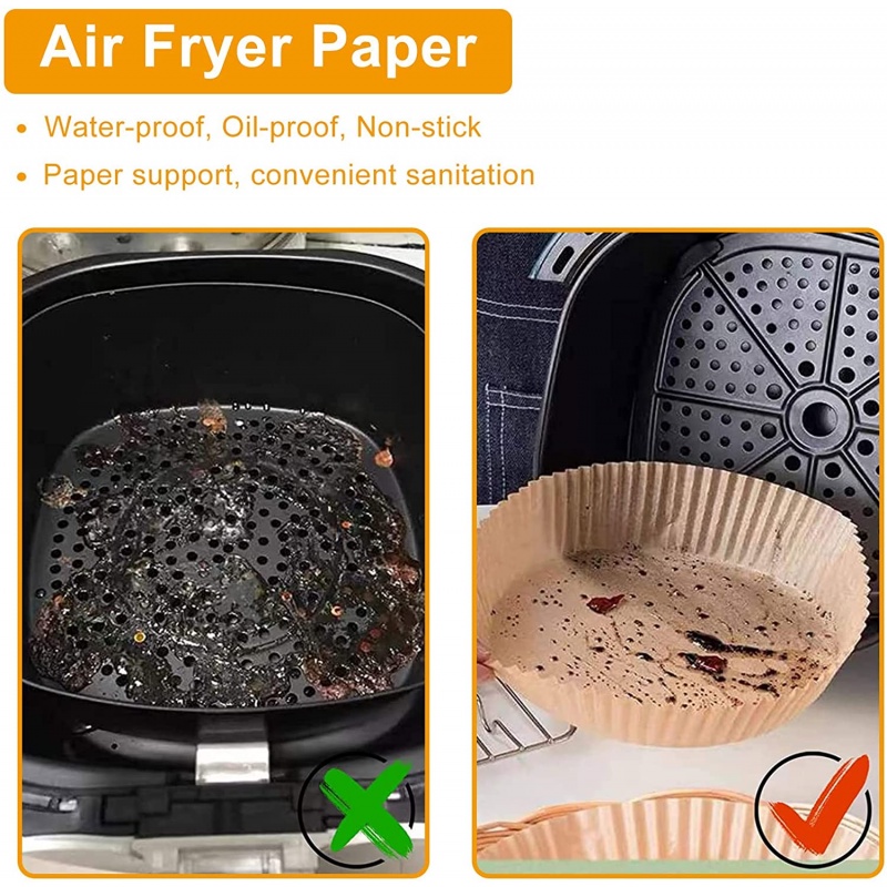 50 Pcs Kertas Penyerap Minyak Untuk Air Fryer Bbq