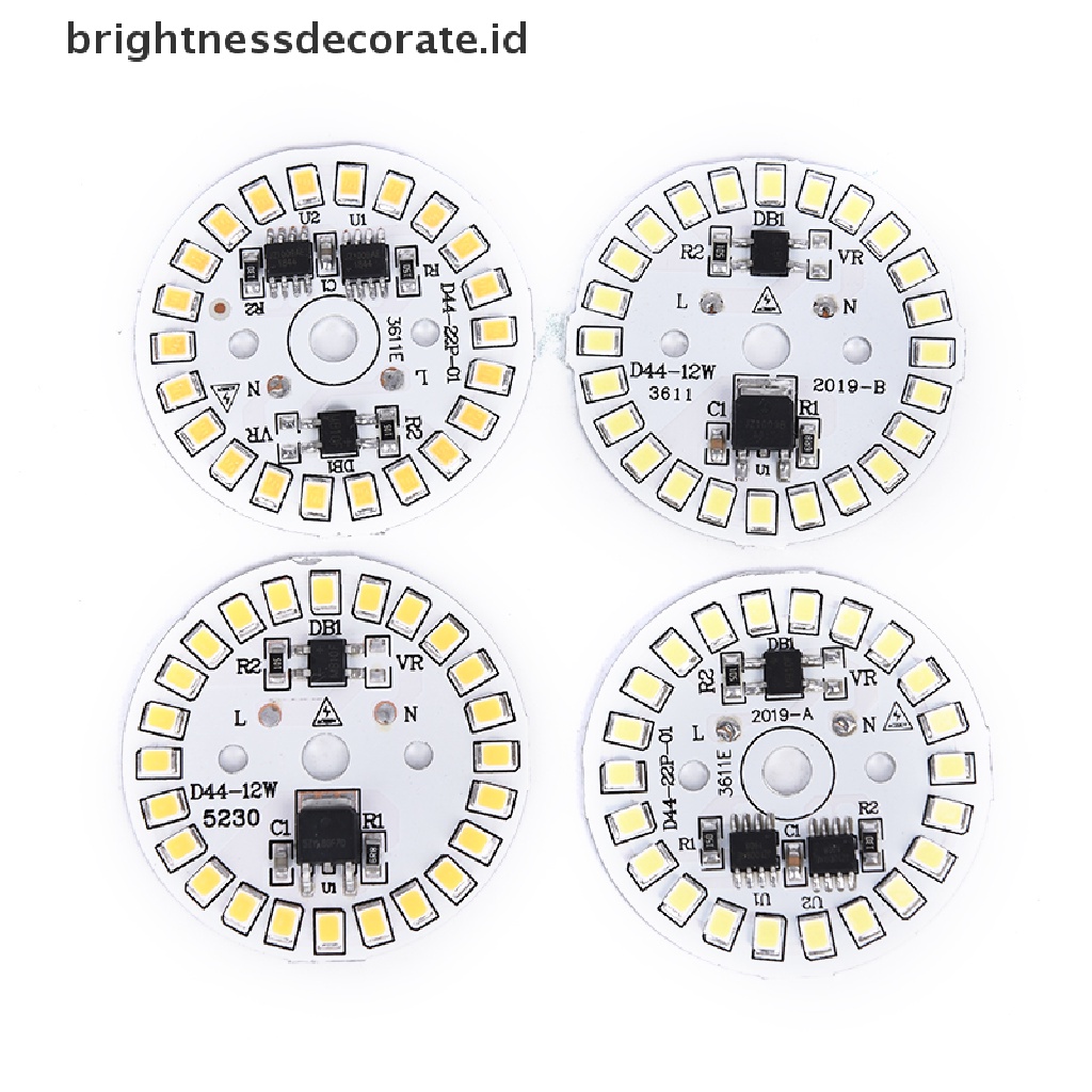 (Birth) Plat Modul Lampu Bohlam Led Smd Bentuk Bulat