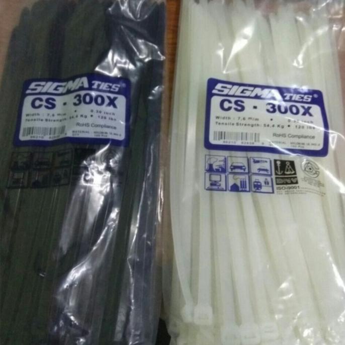 

Office & Stationery | Document Organizer | Kabel Ties Sigma Cs-300X Tali Pengikat 30Cm X 7.6Mm | Best Seller