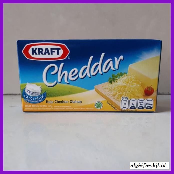 

Ujekujek- Keju Kraft Cheddar 165G -Original.