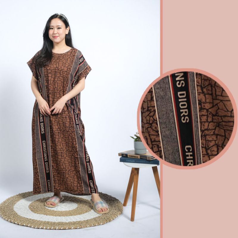 daster bali habel verell panjang semata kaki rayon premium baju tidur murah-K31