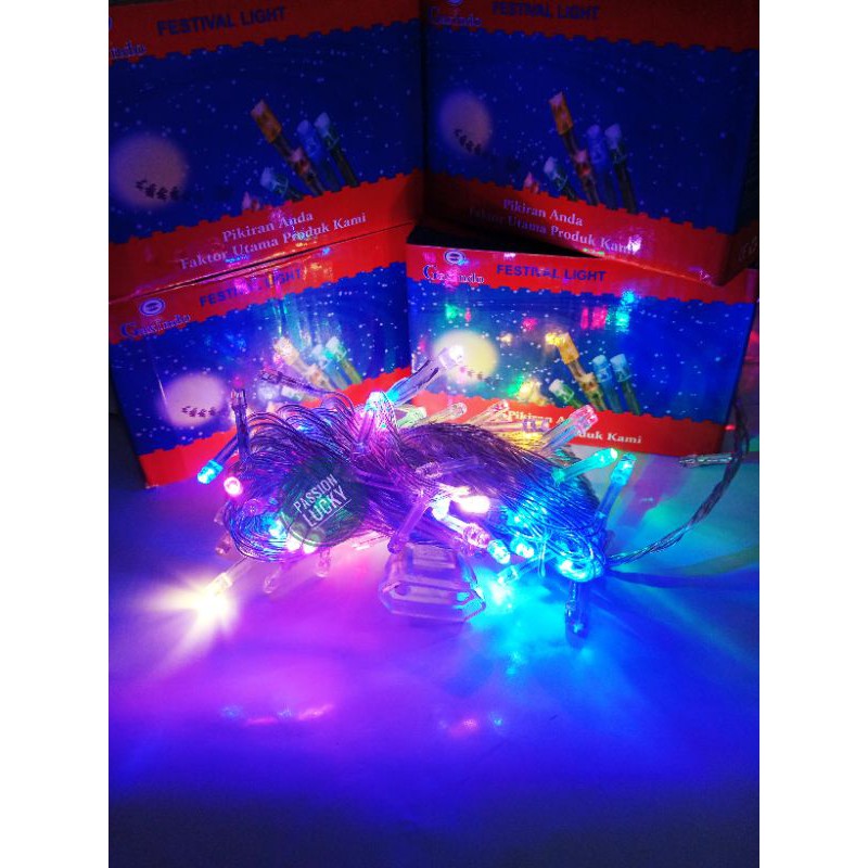 LAMPU NATAL THUMBLR TWINKLE RAINBOW