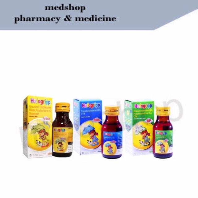 Hufagrip Syrup 60ml Batuk Pilek Demam Anak
